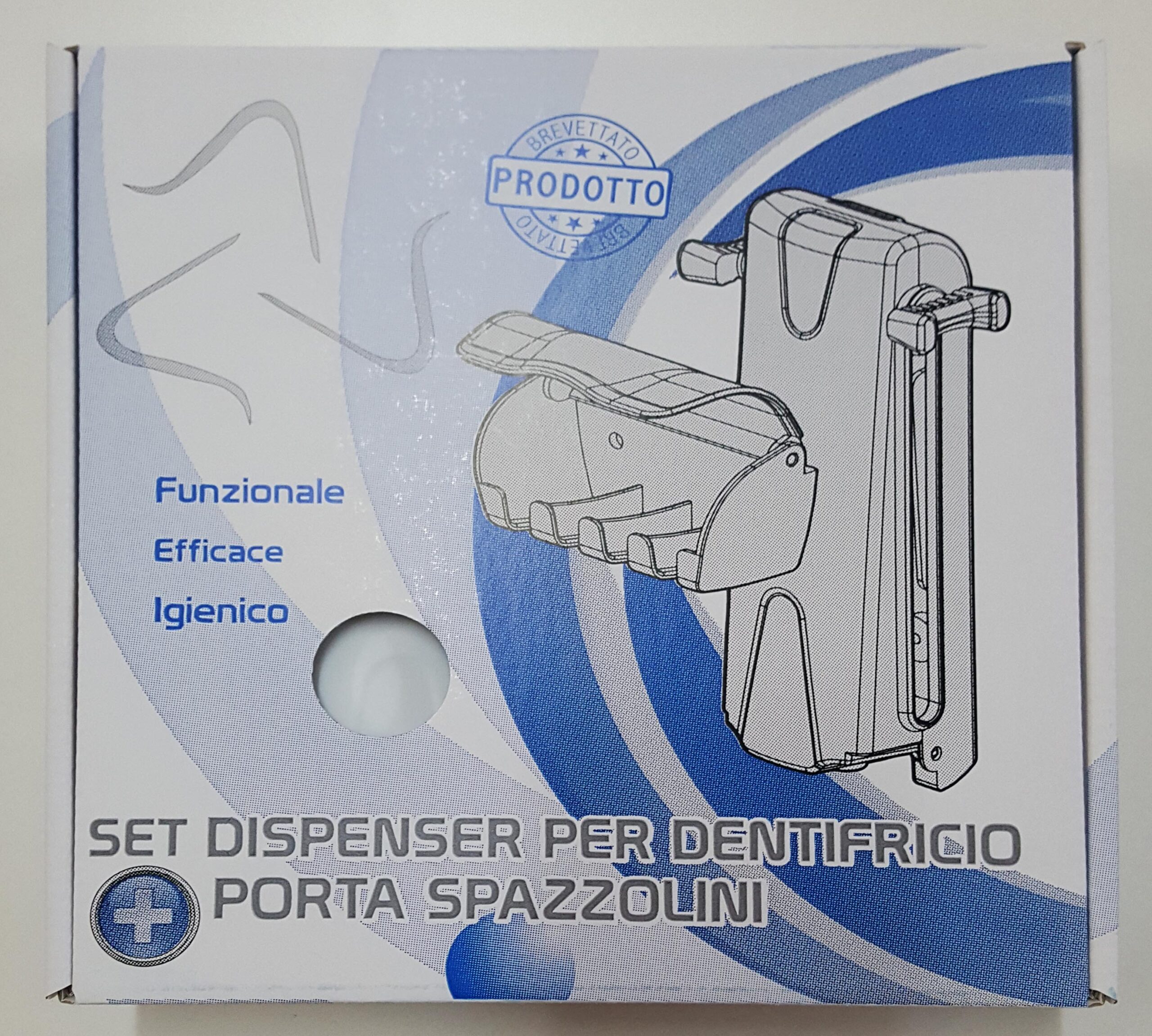 Kit Dispenser dentifricio e porta spazzolini - immagine 4