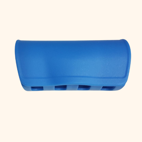 Portaspazzolino e testine per spazzolino elettrico blu