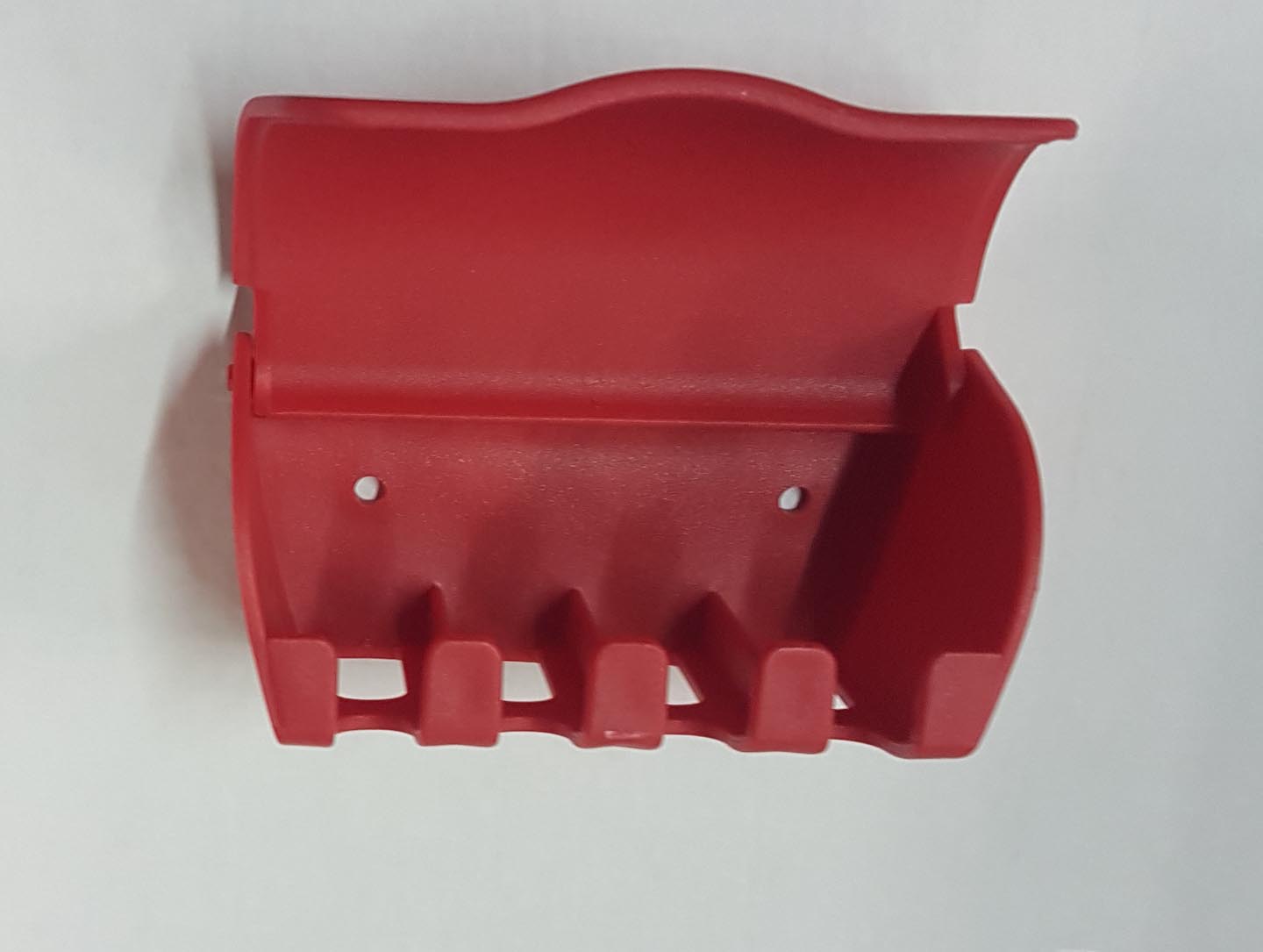 Portaspazzolino e testine per spazzolino elettrico rosso - immagine 4